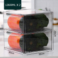 Plastic Stackable PET Refrigerator storage Organizer